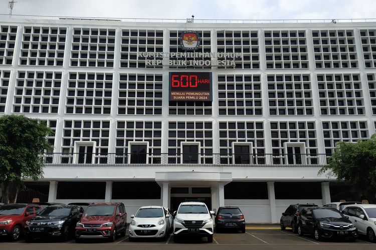 Kantor Komisi Pemilihan Umum (KPU) RI, Jakarta, pada Jumat (24/6/2022).