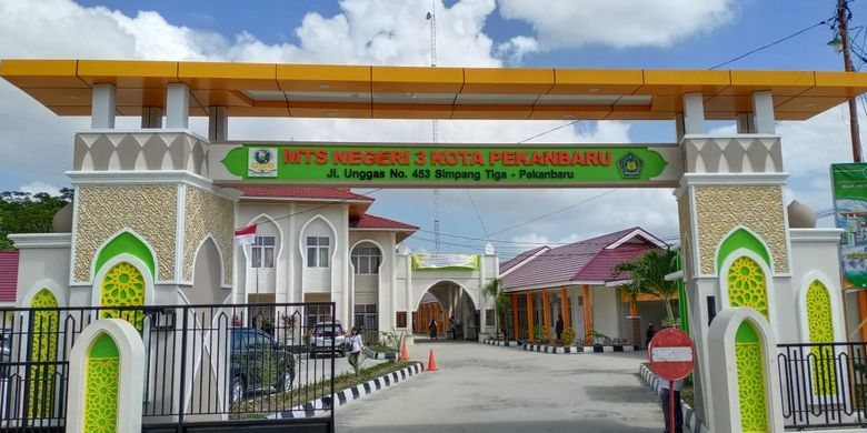 Kualitas Konstruksi Mts Negeri 3 Pekanbaru Jadi Acuan Sekolah Nasional Halaman All Kompas Com