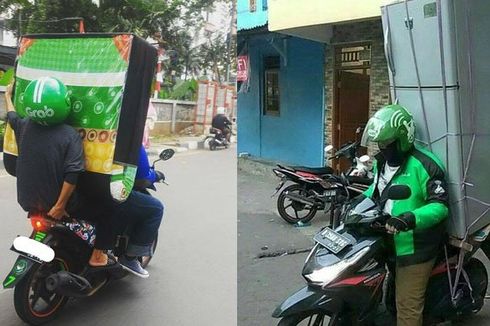 Ojol Bawa Muatan Besar, Jangan Semua Diangkut Motor