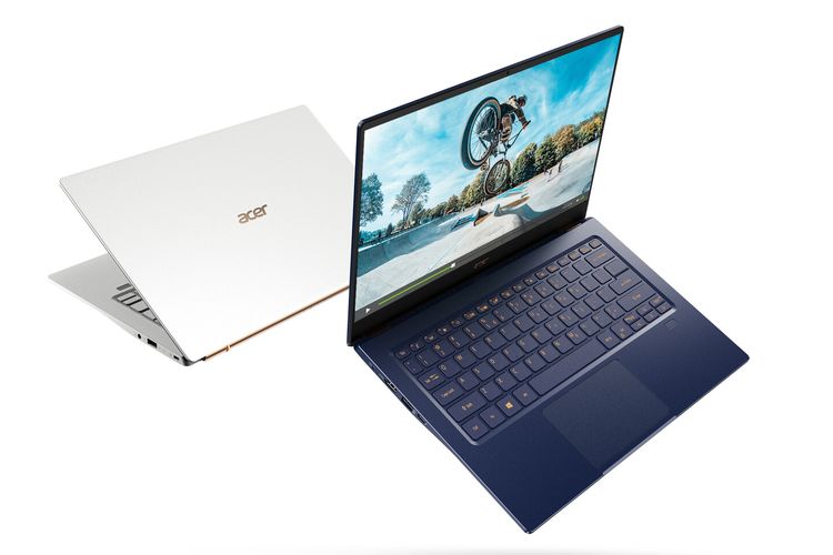 Ilustrasi laptop Acer Swift 5