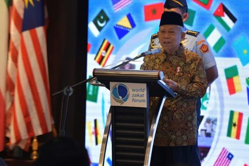 Ma'ruf Amin Buka Konferensi Forum Zakat Dunia 2019 di Bandung