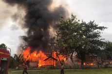 Kantor dan Rumah Dinas Penyuluh Pertanian di Nunukan Terbakar