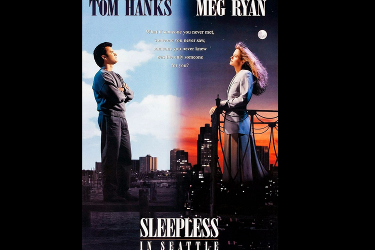 Poster film Sleepless in Seattle (1993).
