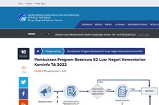 Beasiswa S2 Luar Negeri Kominfo, Ini Syarat dan Cara Daftarnya