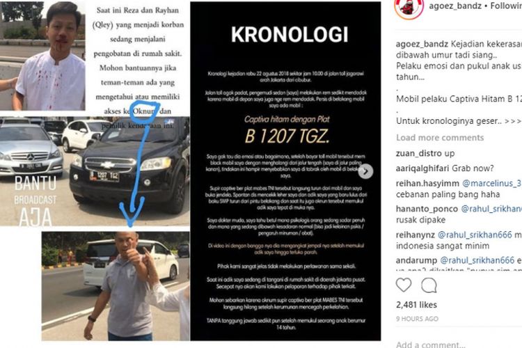 Kasus cekcok di jalan tol Jagorawi yang tengah viral