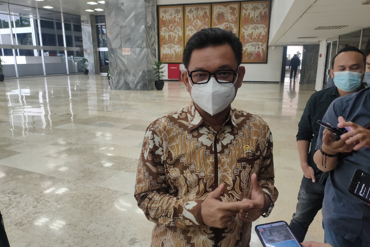 Wakil Ketua Komisi VIII DPR Ace Hasan Syadzily saat ditemui di Kompleks Parlemen Senayan, Jakarta, Kamis (14/10/2021).