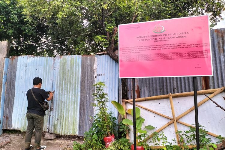 Potret tiga aset ber Sertifikat Hak Guna Bangunan (SHGB) di Kota Solo, Jawa Tengah yang disita Direktorat Penyidikan Jaksa Agung Muda Tindak Pidana Khusus (Jampidsus).