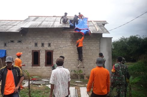 35 Rumah Warga di Bangka Rusak Diterjang Puting Beliung