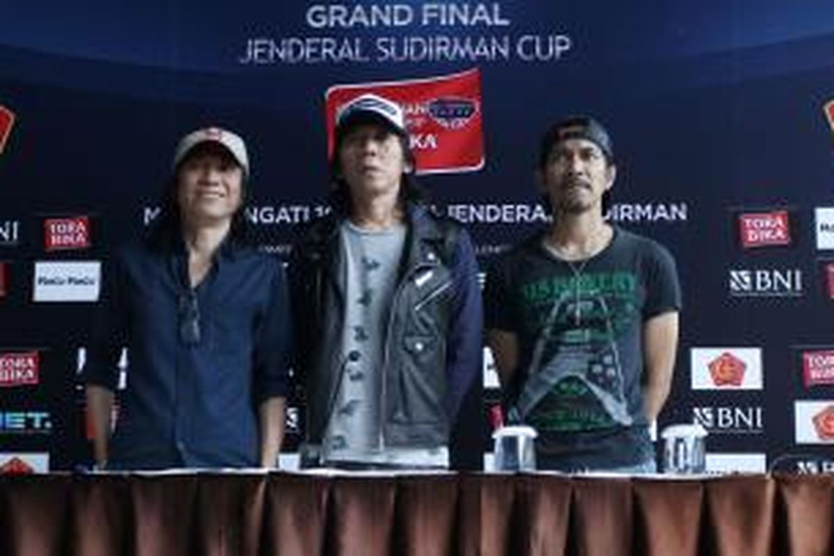 Slank akan meramaikan final Piala Jenderal Sudirman, Minggu (20/1/2016). 