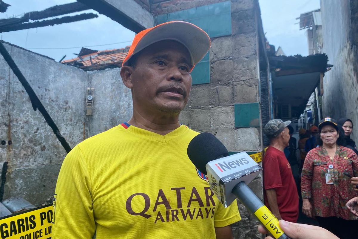 Warga bernama Sulaiman saat ditemui di RT 06/RW 10, Kebon Baru, Tebet, Jakarta Selatan, Kamis (19/6/2025).