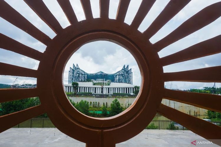 Kawasan Inti Pusat Pemerintahan (KIPP) IKN di Kecamatan Sepaku, Kabupaten Penajam Paser Utara, Provinsi Kalimantan Timur. 