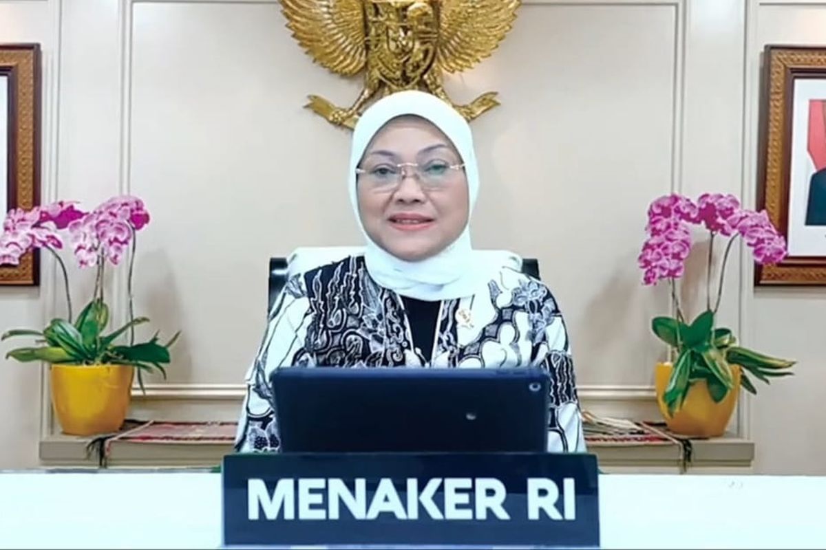 Menteri Ketenagakerjaan (Menaker) Ida Fauziyah.
