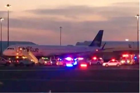 Pilot JetBlue Salah Laporkan Pembajakan, Bandara JFK Kacau
