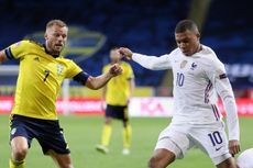 UEFA Nations League Swedia Vs Perancis, Gol Tunggal Mbappe Menangkan Les Bleus