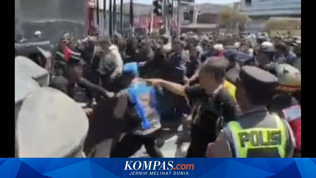 Video Viral Massa Pesilat dan Polisi Saling Dorong di Madiun, Kapolres: Bukan Bentrok