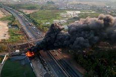 Penjelasan PT KCIC soal Kebakaran Pipa Pertamina di Cimahi