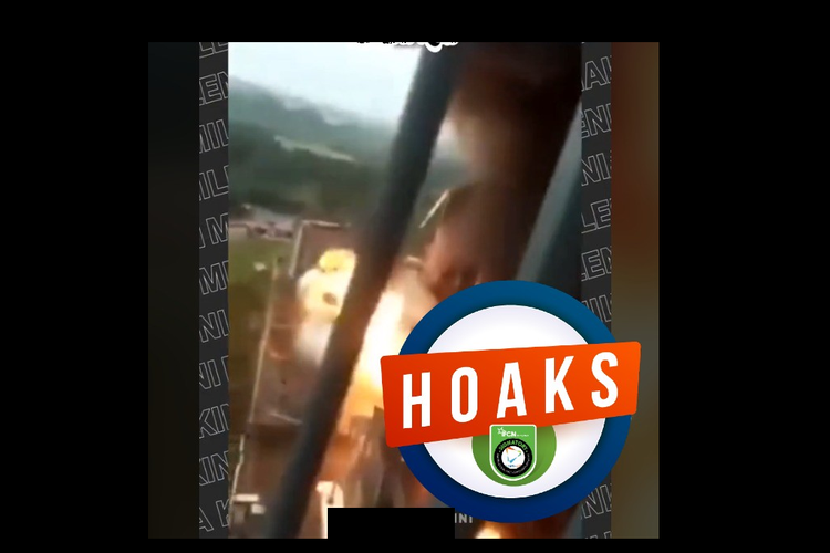 Hoaks, video TikTok diklaim kebakaran Depo Pertamina Plumpang