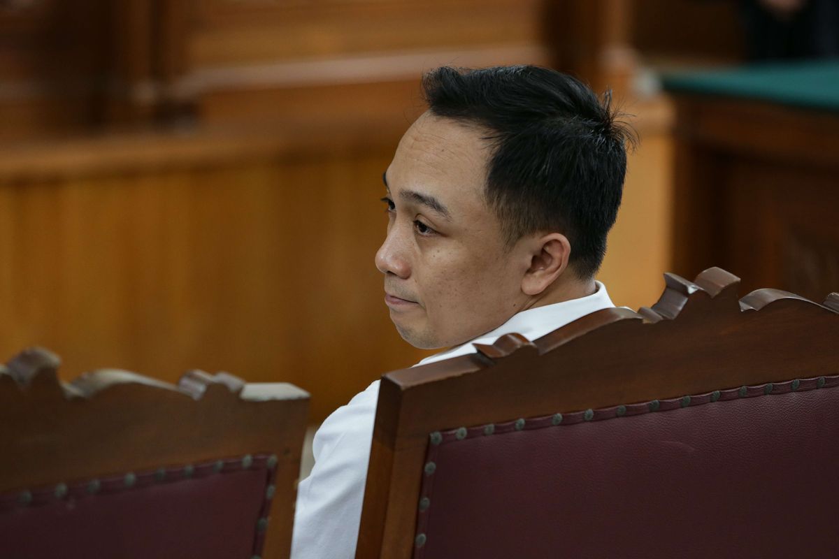 Terdakwa kasus pembunuhan berencana Brigadir J atau Nofriansyah Yosua Hutabarat, Ricky Rizal menjalani sidang di Pengadilan Negeri Jakarta Selatan, Senin (16/1/2022). Agenda sidang kali ini pembacaan tuntutan oleh Jaksa Penuntut Umum.