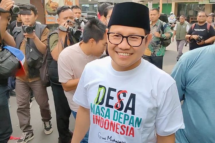 Ketua Umum (Ketum) Partai Kebangkitan Bangsa (PKB) Abdul Muhaimin Iskandar atau Cak Imin di DPP PKB, Jakarta, Selasa (18/4/2023). 