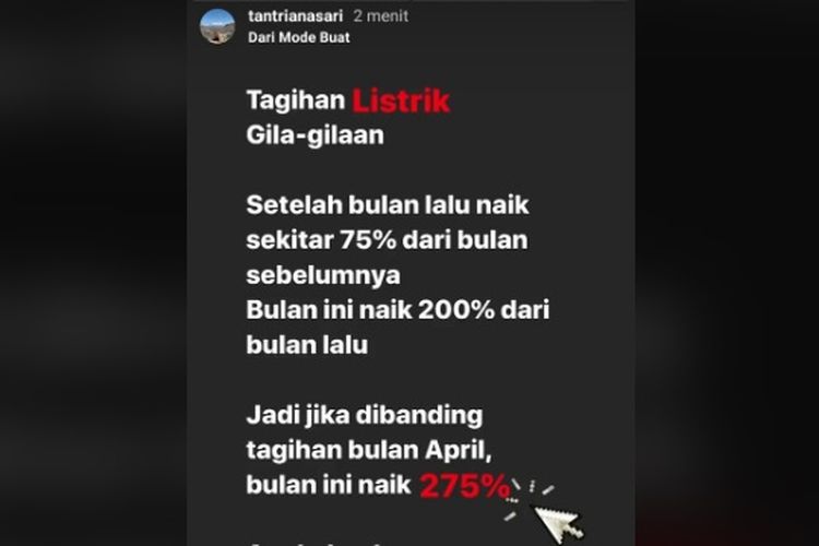 Tagihan listrik bulan Juli di kediaman pribadi Bupati Probolinggo P Tantriana Sari naik hingga 275 persen