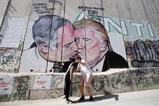 Ada Trump Berciuman dengan Netanyahu di Tembok Tepi Barat