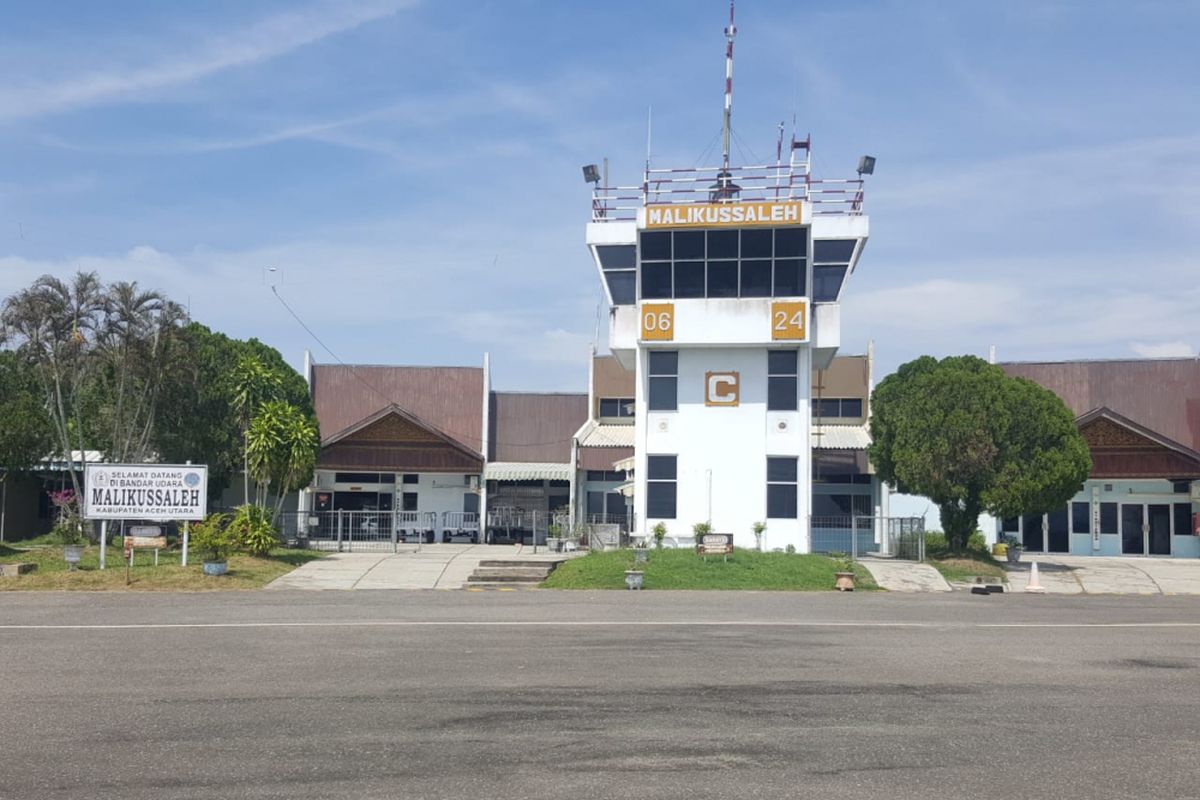 Suasana di Bandara Malikussaleh Lhokseumawe. Bandara ini secara resmi dikelola oleh UPBU Bandara Rembele pada 1 Januari 2019.