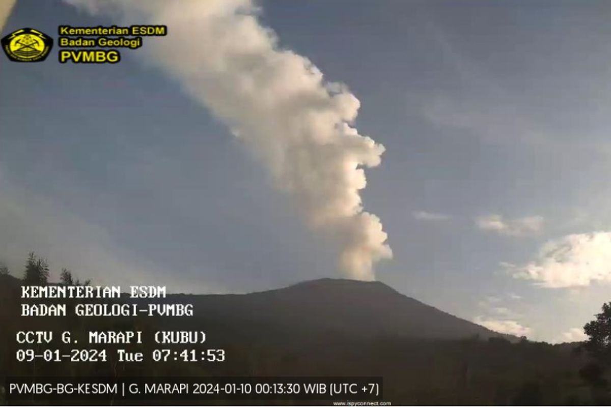 Gunung Merapi Meletus 27 De Marco De 2024 Merapi Volcano Eruption In