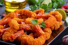 Resep Udang Goreng Renyah, Masak Praktis Pakai 4 Bahan