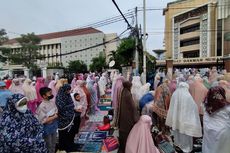 Syukur dan Semringah Jemaah yang Shalat Id di PP Muhammadiyah meski Sempat Diguyur Hujan