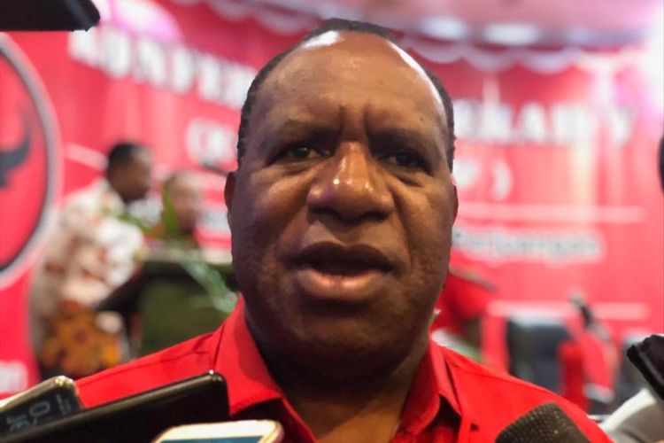 Ketua DPD PDI perjuangan Papua Jhon Wempi Wetipo