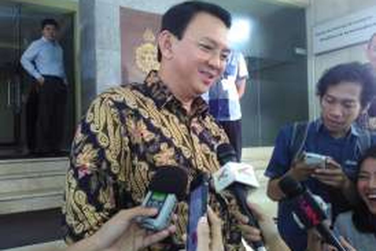 Gubernur DKI Jakarta Basuki Tjahaja Purnama alias Ahok kembali diperiksa penyidik terkait kasus UPS di Bareskrim Polri, Jakarta, Selasa (21/6/2016).