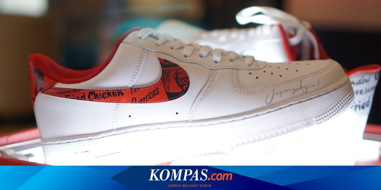 Ada Sneaker Nike Air Force 1 Versi Ayam Kfc Mau Halaman All Kompas Com