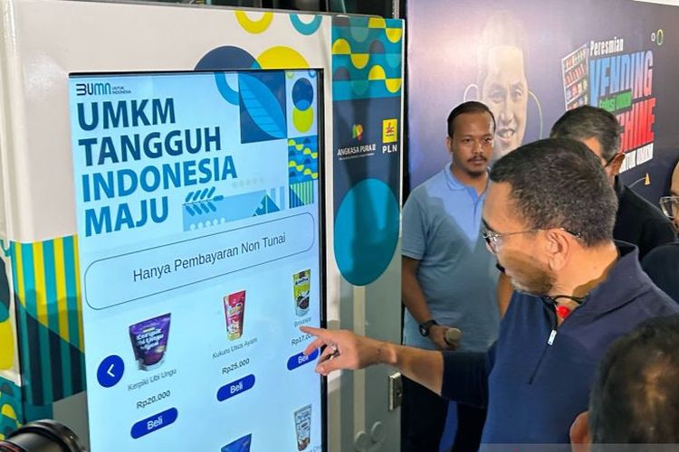 BUMN siapkan vending machine untuk produk UMKM.