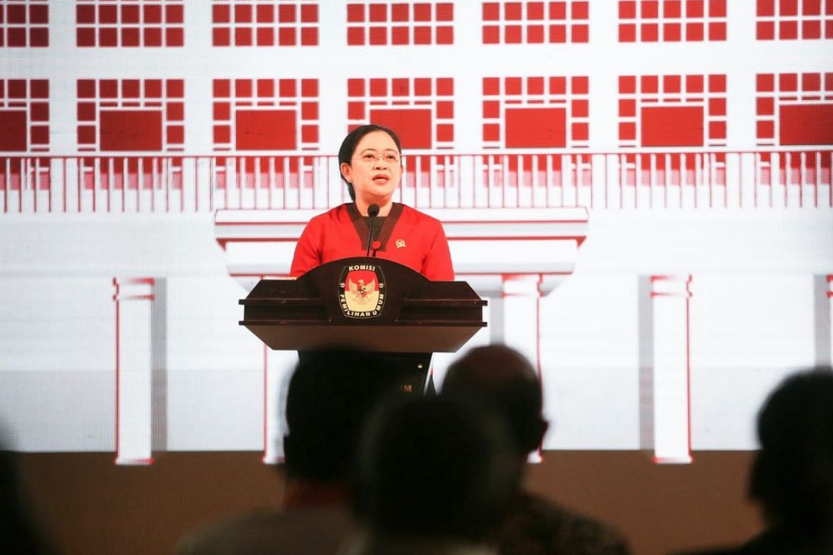 Ketua DPR RI Puan Maharani menyampaikan selamat tahun baru Imlek 2024.

