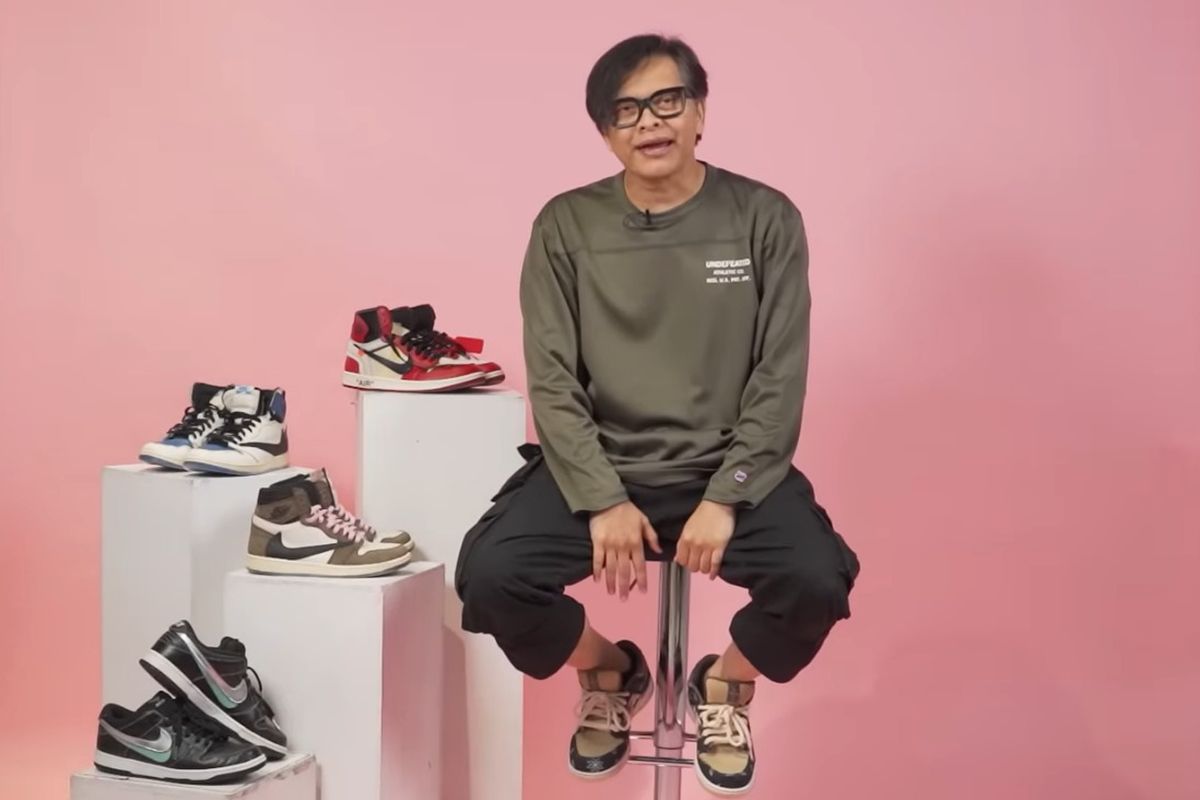 Armand Maulana tampil dalam video yang diunggah ke akun Youtube-nya, dan bercerita tentang pengalamannya dalam mengoleksi sneaker. 