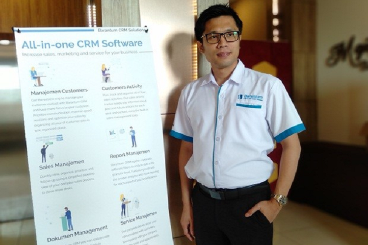 Handri Kosada, Founder CRM Barantum Inovasi Karya Anak Bangsa yang mampu bersaing dengan produk asing di Indonesia