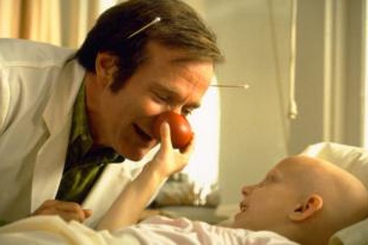 Robin Williams dalam film Patch Adams.