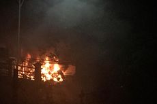 Situasi Terkini Demo Mahasiswa, Pos Polisi Palmerah Dibakar