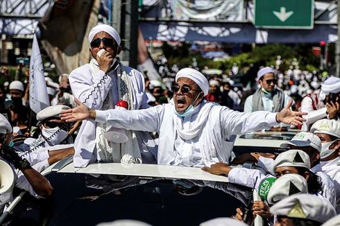 Dicecar Rizieq Shihab, Polisi Sebut Tak Ada yang Gerakkan Massa untuk Berkerumun di Bandara Soekarno-Hatta