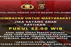 Cegah Tawuran dan Perang Sarung, Polisi Minta Anak di Palembang Pulang pada 22.00 WIB