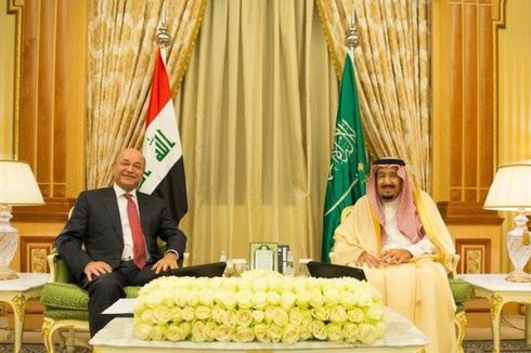 Raja Salman Menjamu Presiden Baru Irak, Kedua Negara Mulai Akur?