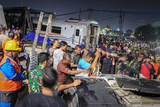 Kecelakaan Kereta Api di Semarang, 1 Penumpang Terluka akibat Lompat dari KA Brantas