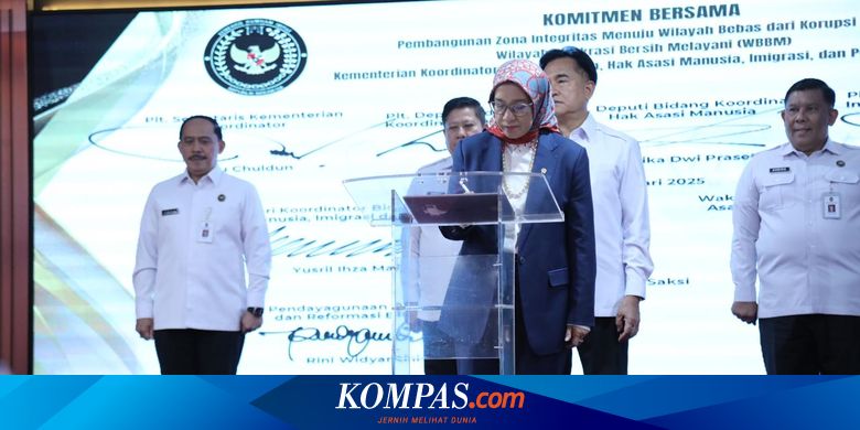 Canangkan Pembangunan ZI, Pelayanan Publik Kemenko Kumham Imipas Diapresiasi Menpan-RB