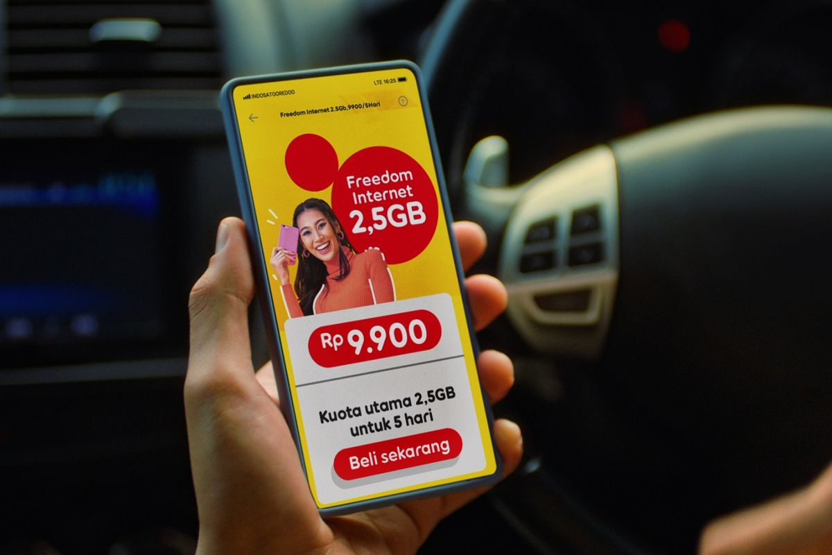 Paket Internet Freedom IM3 Ooredoo 2,5GB Hanya Rp 9.900 