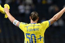 Ibrahimovic Semringah Cetak Rekor di Swedia