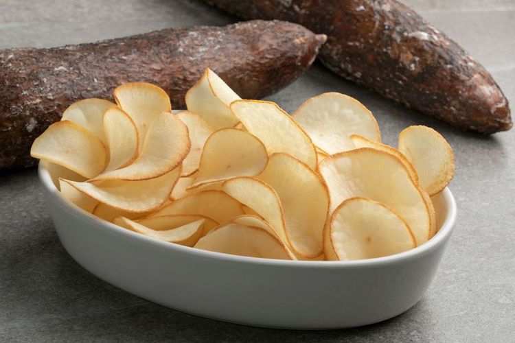 Resep keripik singkong renyah dan tidak keras.