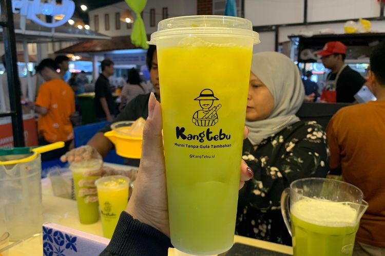 Cerita Kang Tebu Jualan di Festival Kuliner, Laris 600 Gelas Sehari