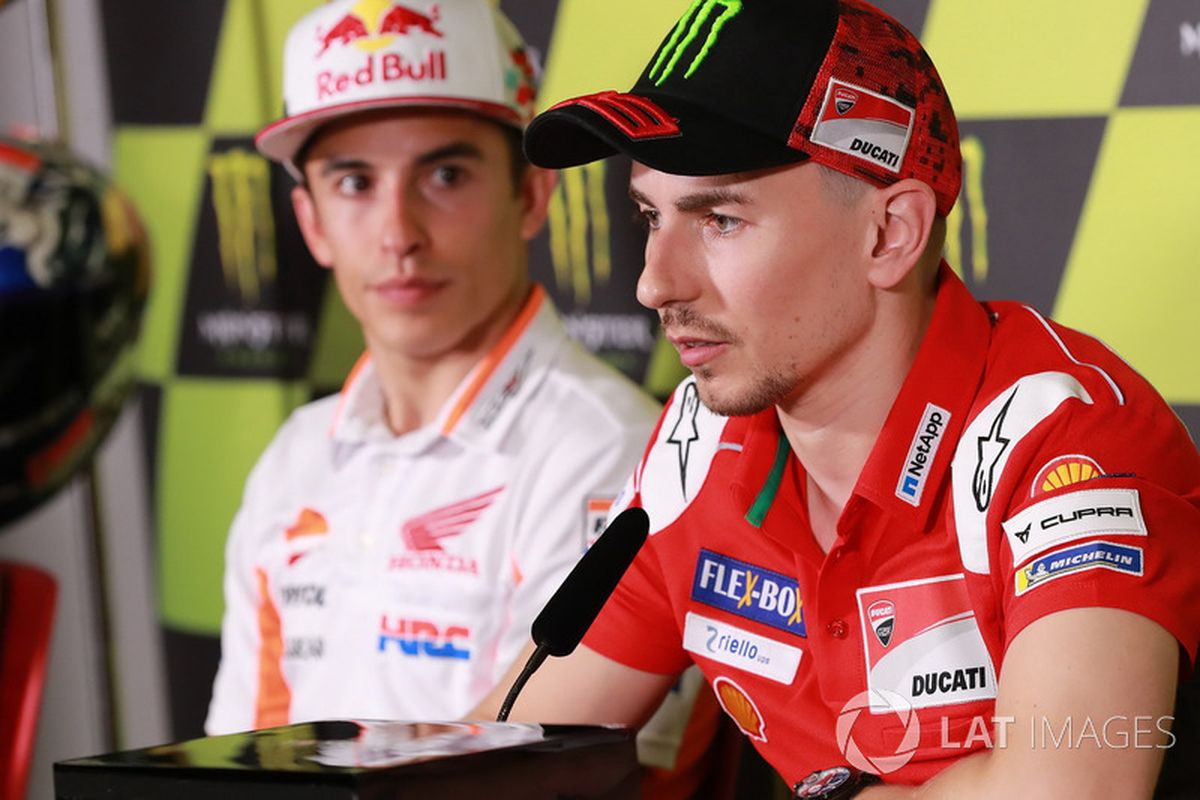 Marc Marquez dan Jorge Lorenzo.