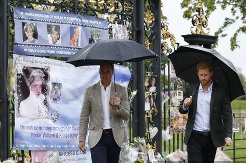 Pangeran William dan Harry Diharap “Rujuk” saat Acara Peringatan Patung Putri Diana