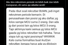 Viral, Twit Sebut Rekrutmen BUMN Hanya Formalitas, Ini Penjelasan FHCI